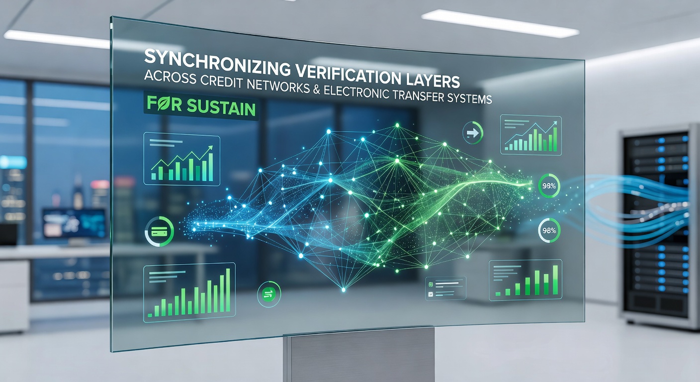Business operations dashboard displaying real-time verification status across multiple payment networks